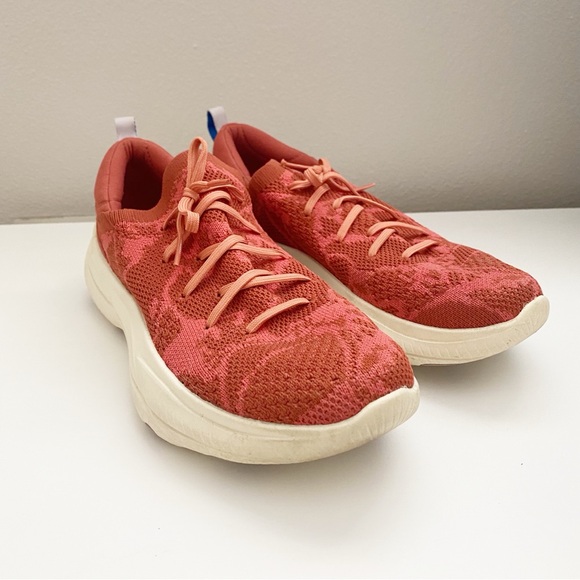 Sorel Women's Size 7.5 Explorer Blitz Stride Comfort Lace Shoes Chalk Warp Red - Picture 5 of 10